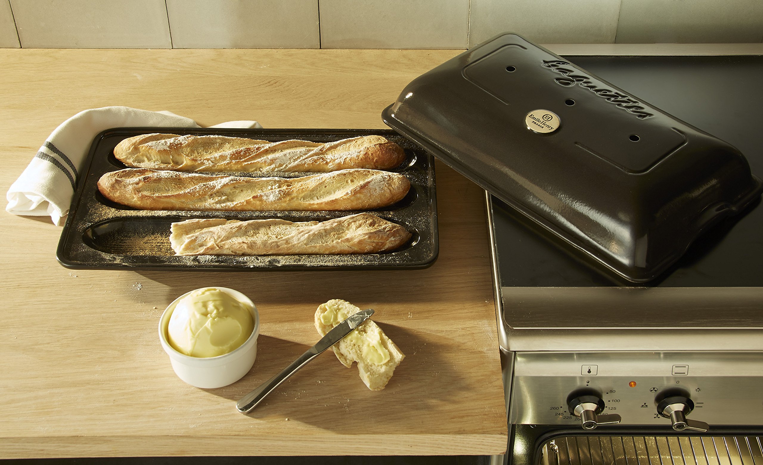 Foto 5 | Baguette Baker Emile Henry, Color Carbón, Fabricado En Francia - Venta Internacional.