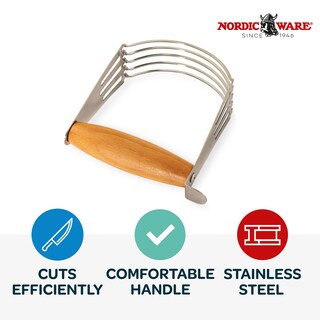 Foto 3 | Pincel Nordic Ware Para Batidora De Pastelería Con Mango De Madera De Haya - Venta Internacional.