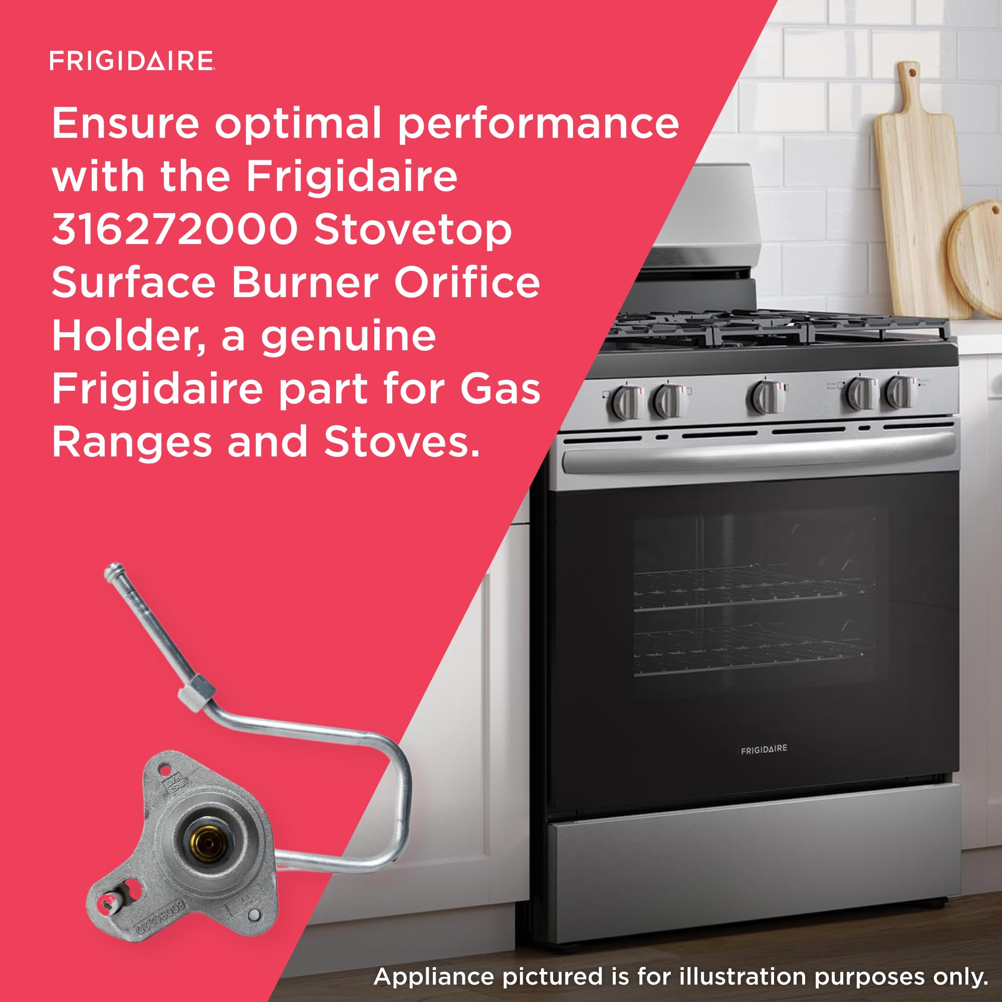 Foto 5 pulgar | Soporte Para Orificios Surface Burner, Gama Frigidaire 316272000 - Venta Internacional.