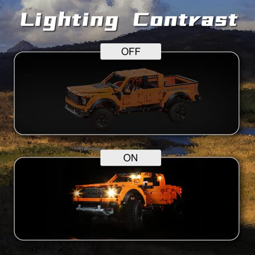 Foto 3 pulgar | Kit De Luces Led Bourvill Para Lego Technic Ford F-150 Raptor 4 - Venta Internacional.