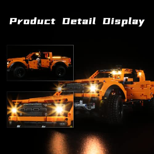 Foto 5 pulgar | Kit De Luces Led Bourvill Para Lego Technic Ford F-150 Raptor 4 - Venta Internacional.