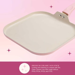 Foto 3 | Juego de Utensilios De Cocina Paris Hilton Breakfast de Cerámica Antiadherente - Venta Internacional