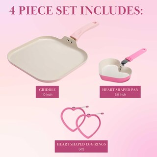 Foto 6 | Juego de Utensilios De Cocina Paris Hilton Breakfast de Cerámica Antiadherente - Venta Internacional