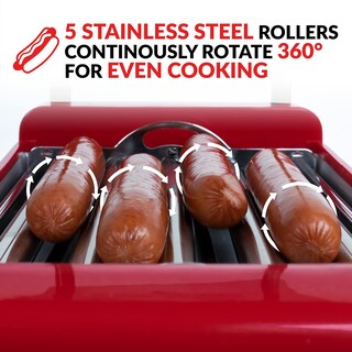 Foto 3 | Hot Dog Roller Nostalgia Coca-cola 8 Salchichas 6 Bollos - Venta Internacional.