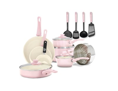 Foto 1 | Juego De Utensilios De Cocina Greenlife Soft Grip Healthy Ceramic Antiadherente - Venta Internacional.