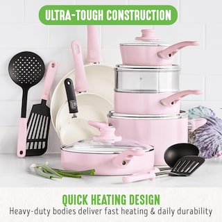 Foto 2 | Juego De Utensilios De Cocina Greenlife Soft Grip Healthy Ceramic Antiadherente - Venta Internacional.