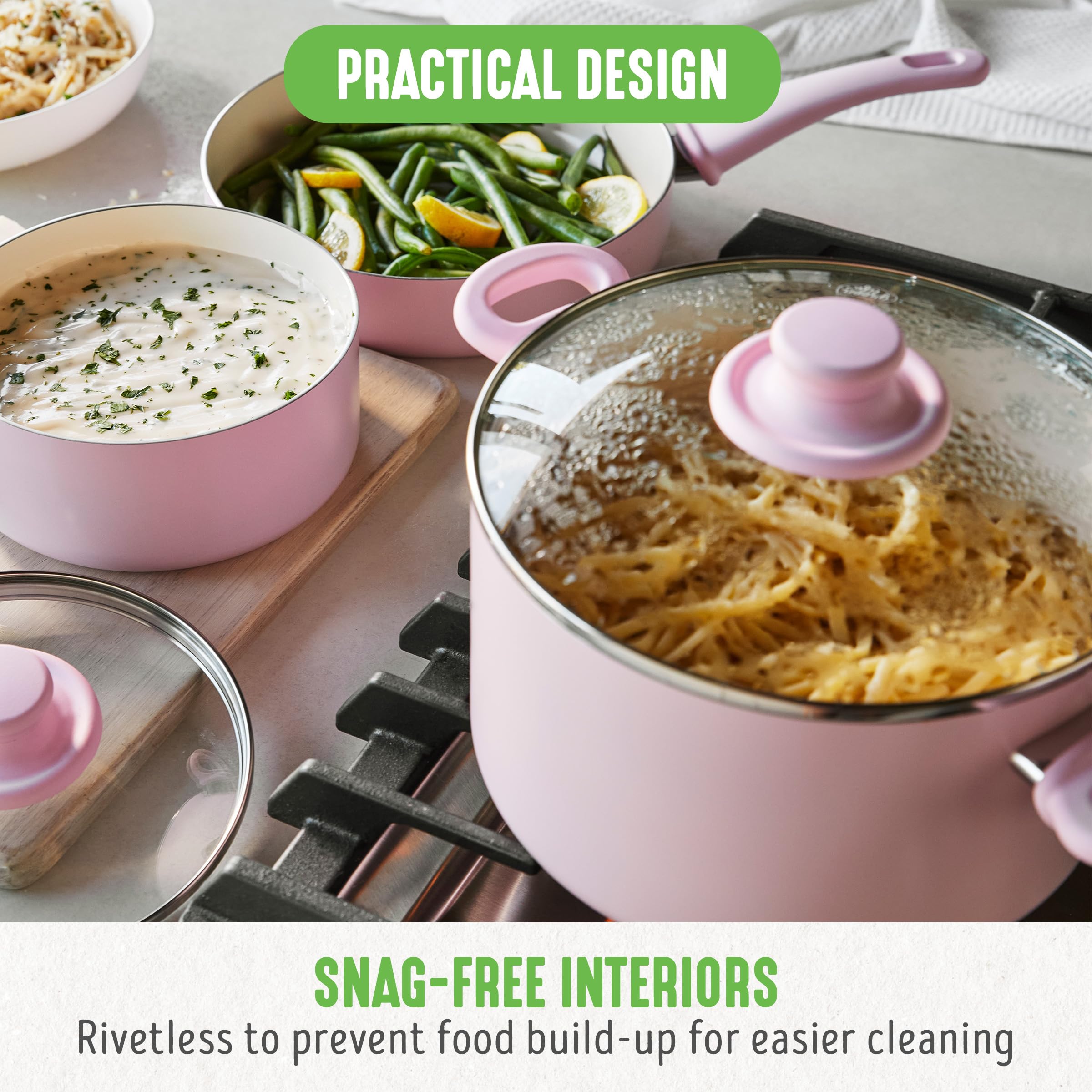 Foto 7 pulgar | Juego De Utensilios De Cocina Greenlife Soft Grip Healthy Ceramic Antiadherente - Venta Internacional.