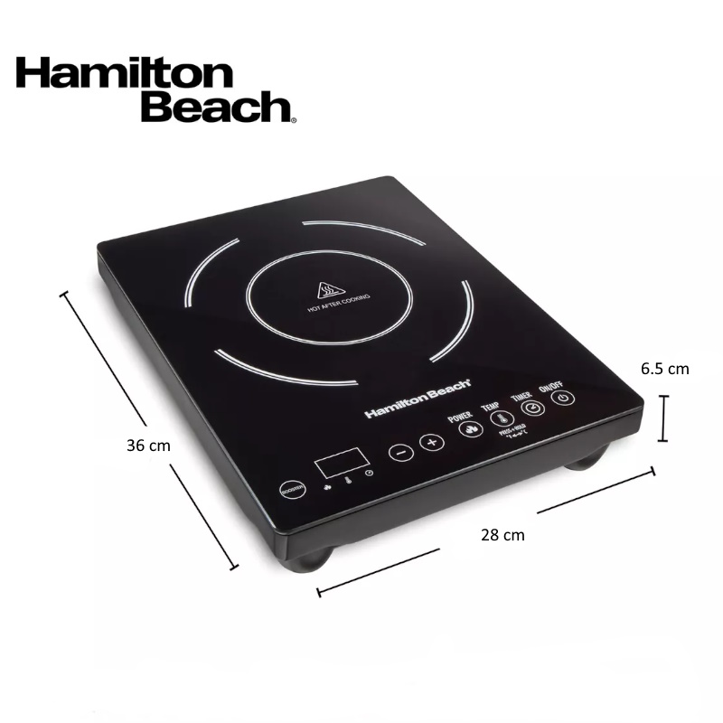 Foto 4 | Parrilla Estufa de Inducción Hamilton Beach Negra Digital Eléctrica