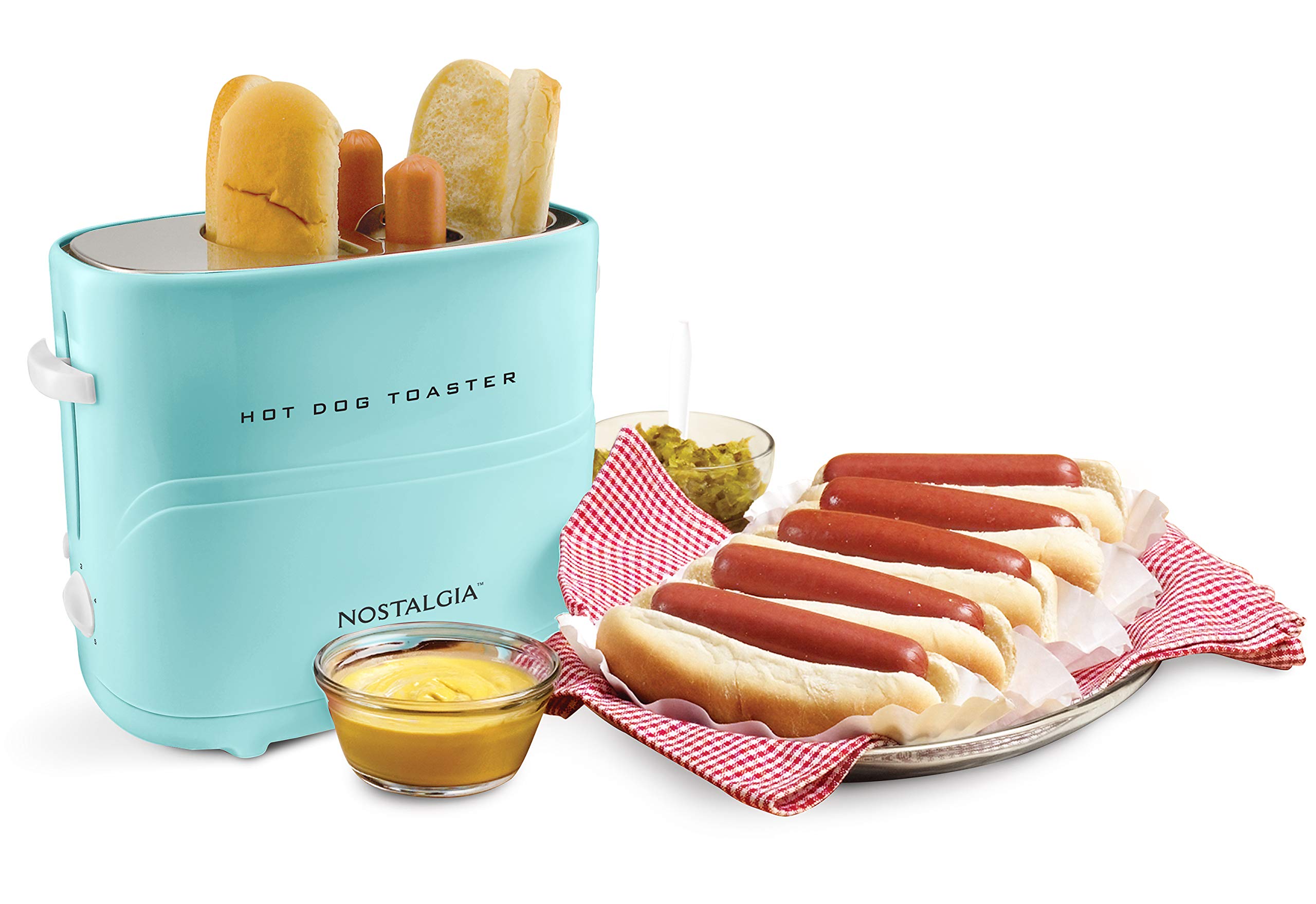 Foto 1 | Tostadora De Salchichas Y Bollos Nostalgia Pop-up 2 Hot Dogs - Venta Internacional.