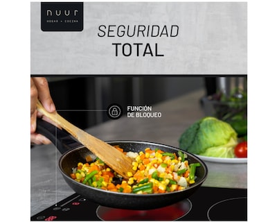 Foto 5 | Parrilla de Inducción Nuur 4 Quemadores 7400 W - 220 v - Booster - Zona Flex