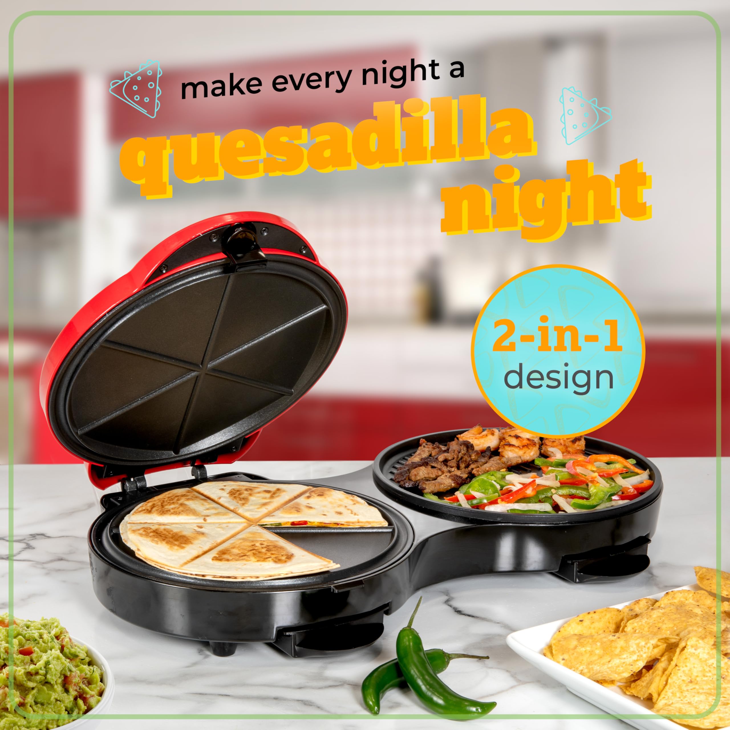 Foto 3 pulgar | Máquina de Quesadillas y Fajitas Nostalgia - Venta Internacional