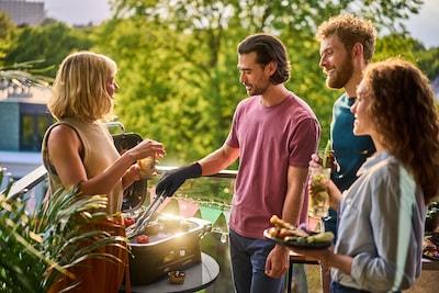 Foto 2 | Barbacoa Eléctrica para Exteriores Weber Lumin Compact Black - Venta Internacional