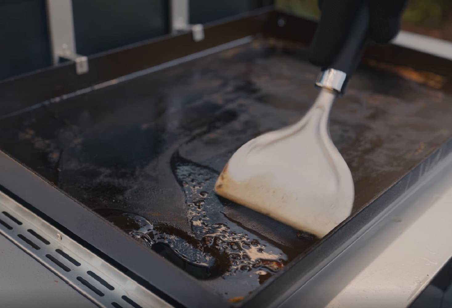 Foto 5 pulgar | Rascador de Plancha Weber Acero Inoxidable con Mango Antideslizante - Venta Internacional