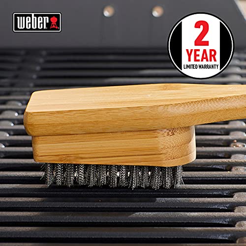 Foto 5 pulgar | Cepillo para Parrilla Weber 18 Bamboo - Venta Internacional