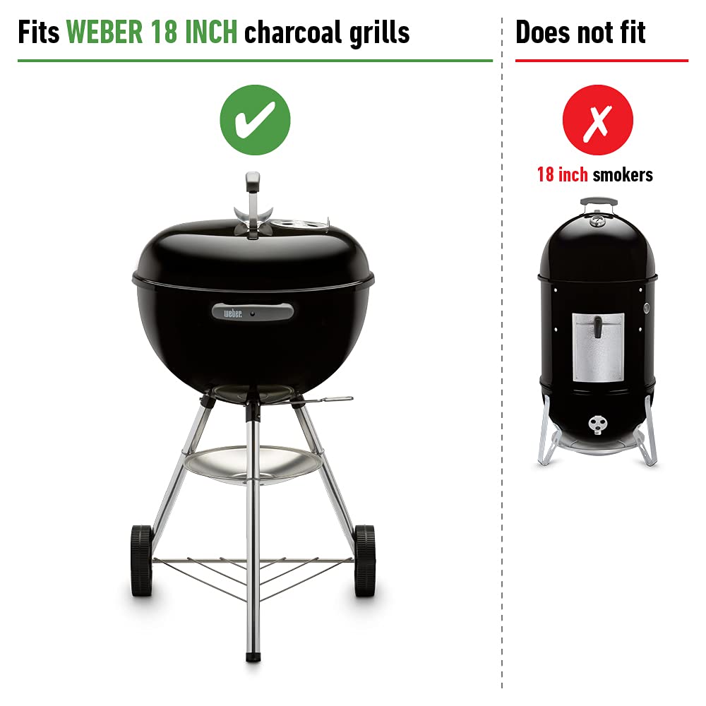 Foto 4 pulgar | Parrilla de Cocina Weber De 17.5 Pulgadas De Acero Chapado De Alta Resistencia - Venta Internacional