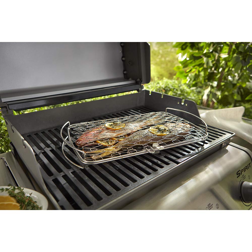 Foto 4 pulgar | Cesta para Pescado Weber Tamaño Grande Fácil de Abrir Plateado - Venta Internacional