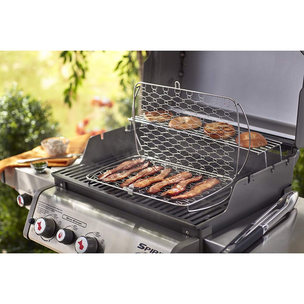 Foto 5 pulgar | Cesta para Pescado Weber Tamaño Grande Fácil de Abrir Plateado - Venta Internacional