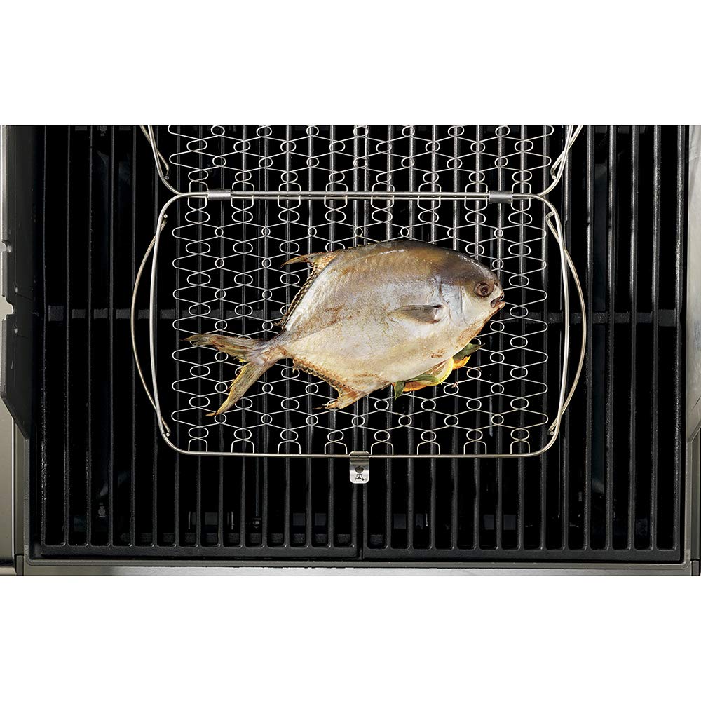Foto 7 pulgar | Cesta para Pescado Weber Tamaño Grande Fácil de Abrir Plateado - Venta Internacional