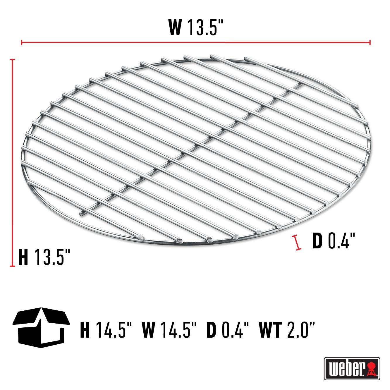 Foto 4 pulgar | Repuesto Charcoal Grate Weber De 13.5 Pulgadas para Hervidores De 18 Pulgadas - Venta Internacional