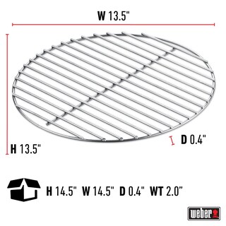 Foto 3 | Repuesto Charcoal Grate Weber De 13.5 Pulgadas para Hervidores De 18 Pulgadas - Venta Internacional