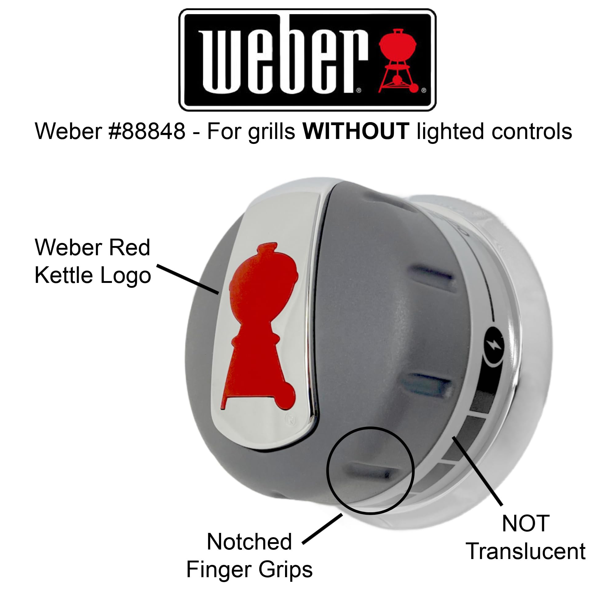Foto 3 pulgar | Perillas para Parrilla de Gas Weber Genesis 2011-2016 Paquete de 3 - Venta Internacional