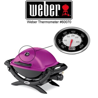 Foto 4 | Termómetro Weber 60070 Ovalado De Repuesto Para Parrillas Weber Q - Venta Internacional