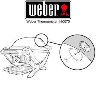 Foto 5 | Termómetro Weber 60070 Ovalado De Repuesto Para Parrillas Weber Q - Venta Internacional