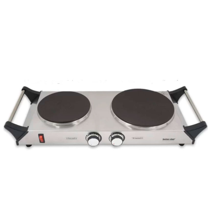 Parrilla Doble Better Chef IM-309DB Plateada