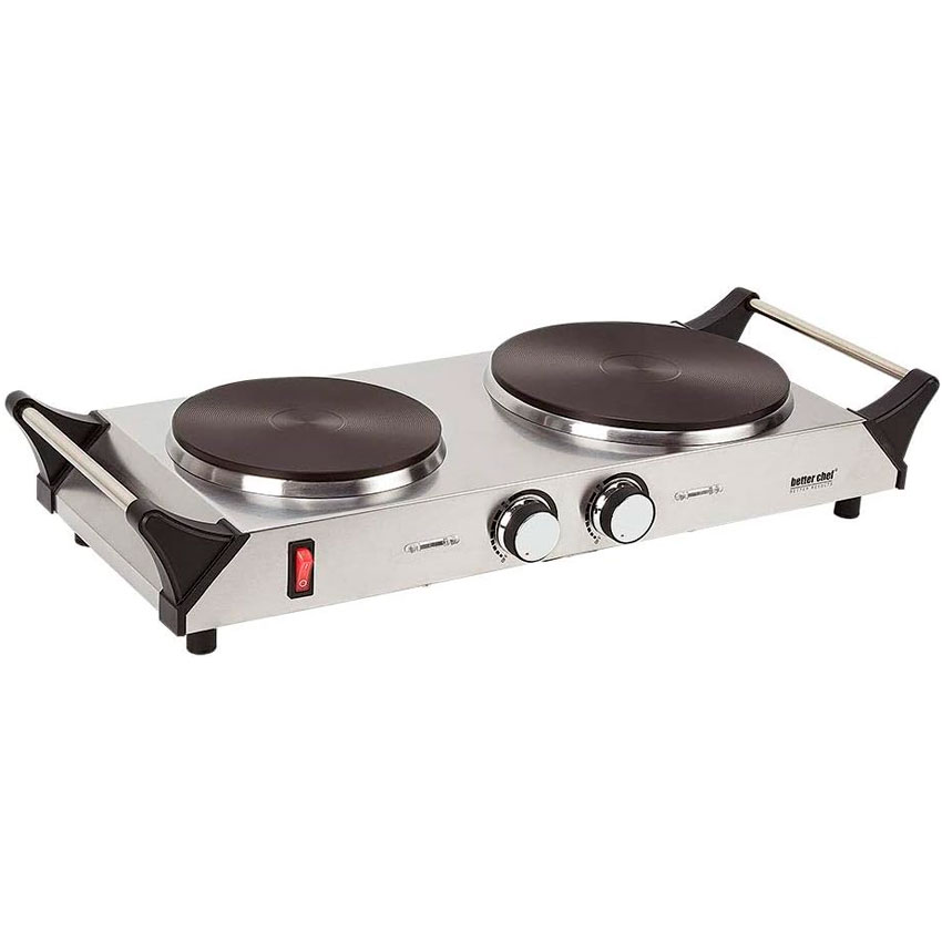 Foto 3 pulgar | Parrilla Doble Better Chef IM-309DB Plateada