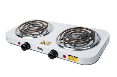 Foto 1 | Parrilla Eléctrica Belug con 2 Quemadores Blanco