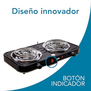 Foto 2 | Parrilla Eléctrica dos Quemadores Shtark Negra