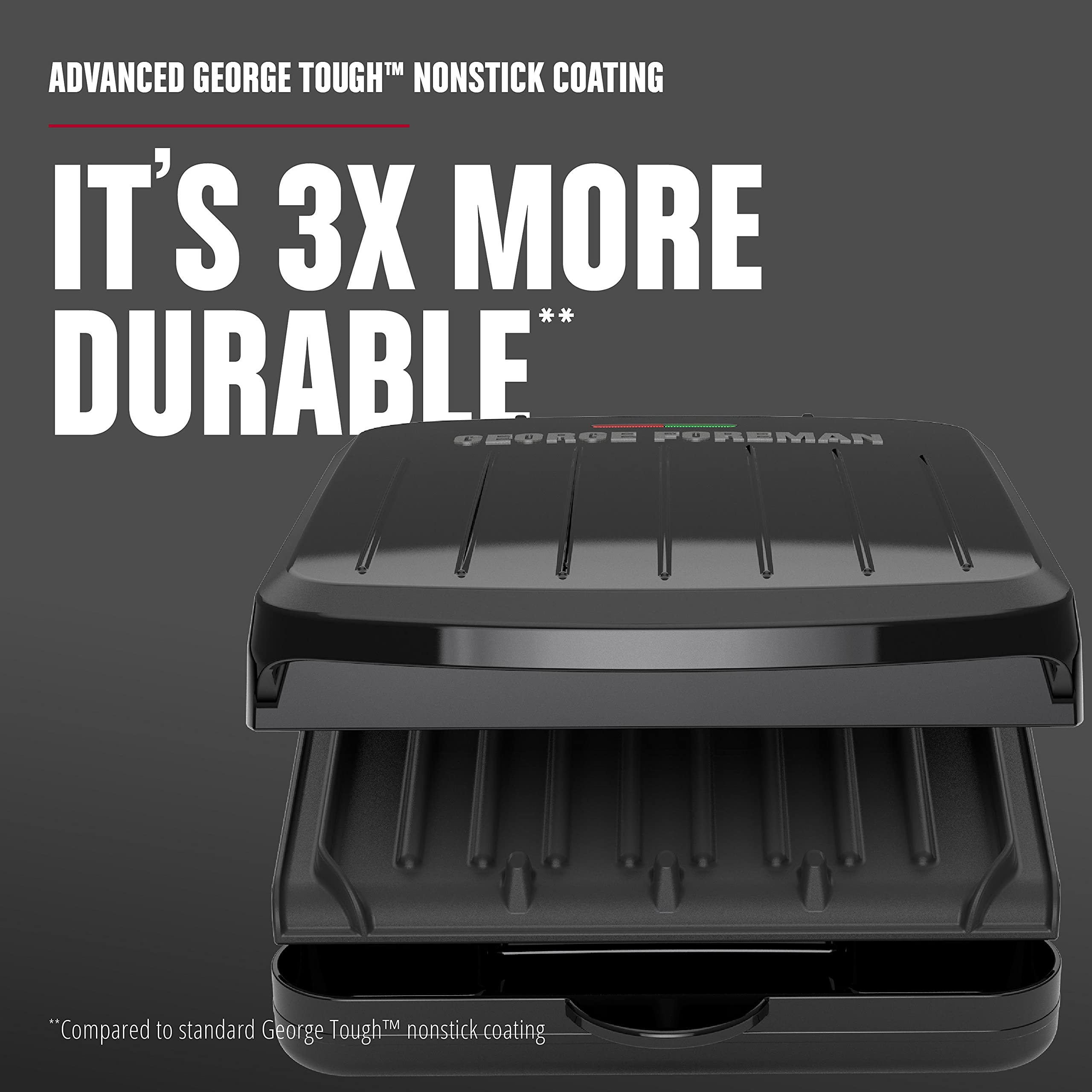 Foto 5 | Prensa Eléctrica para Asar y Panini George Foreman 2 Porciones - Venta Internacional