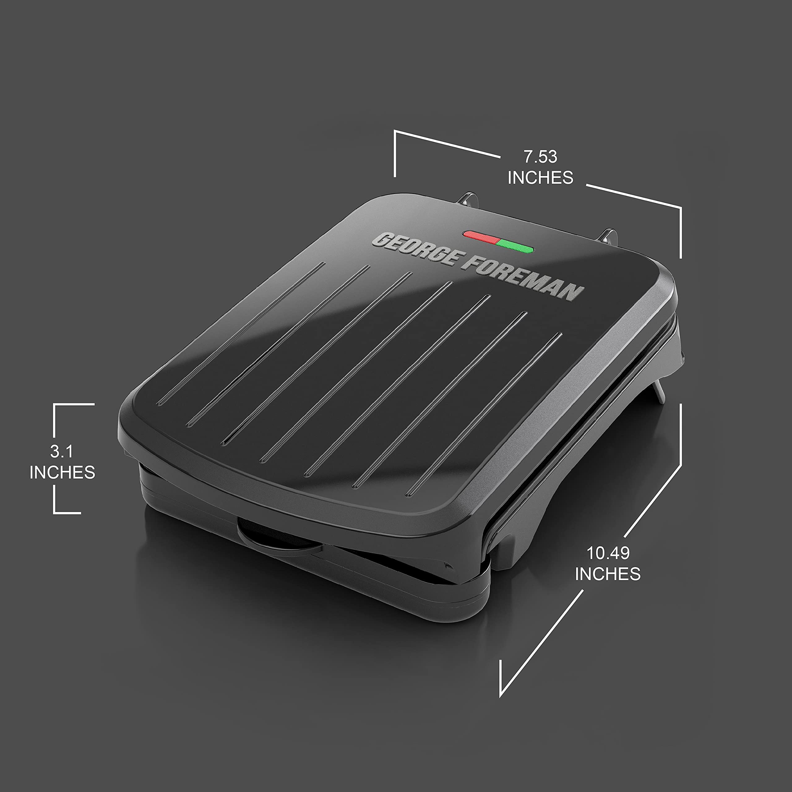 Foto 8 pulgar | Prensa Eléctrica para Asar y Panini George Foreman 2 Porciones - Venta Internacional