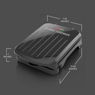 Foto 7 | Prensa Eléctrica para Asar y Panini George Foreman 2 Porciones - Venta Internacional