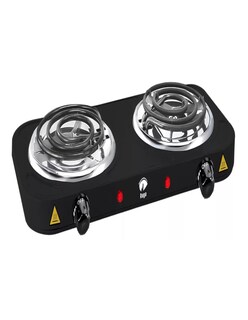 Foto 2 | Parrilla Eléctrica 2 Quemadores Acero Inoxidable + Termo Güish Gratis