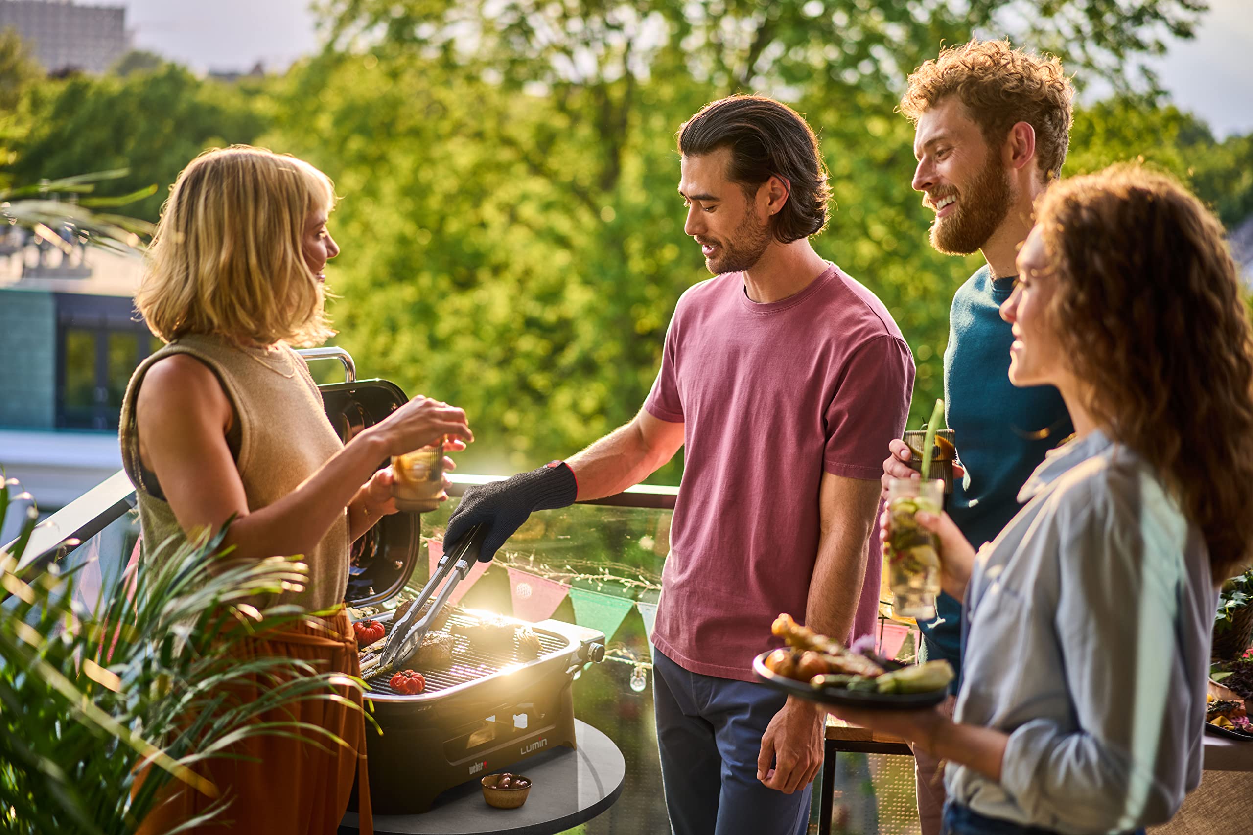 Foto 6 pulgar | Parrilla Eléctrica Weber Lumin Compact para Exteriores - Venta Internacional