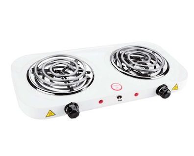 Foto 1 | Parrilla Eléctrica 2 Quemadores Acero Inoxidable 2000w Color Blanco