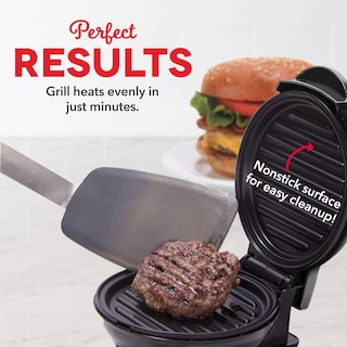 Foto 5 | Plancha Grill Eléctrica Dash Mini Maker Portátil Negra -Venta Internacional