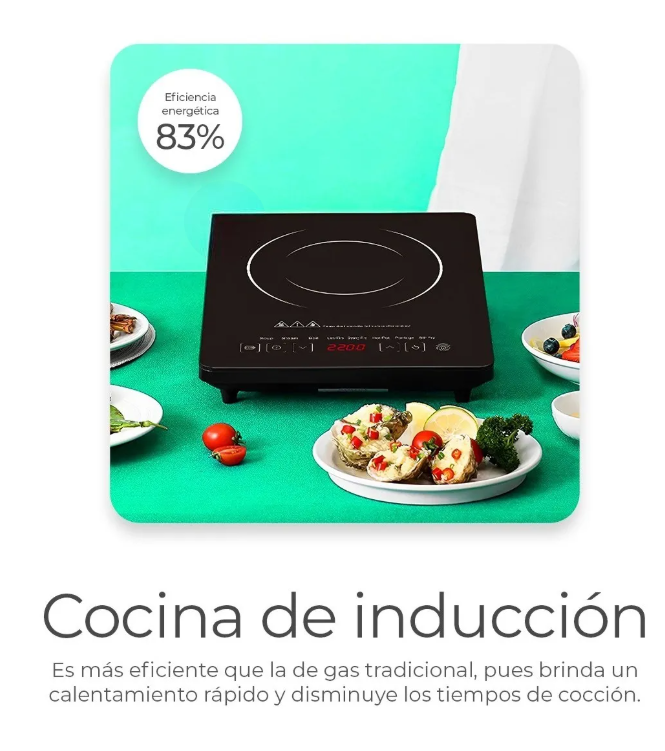 Foto 6 | Parrilla Digital Eléctrica de Inducción Negra