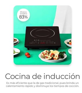 Foto 6 | Parrilla Digital Eléctrica de Inducción Negra