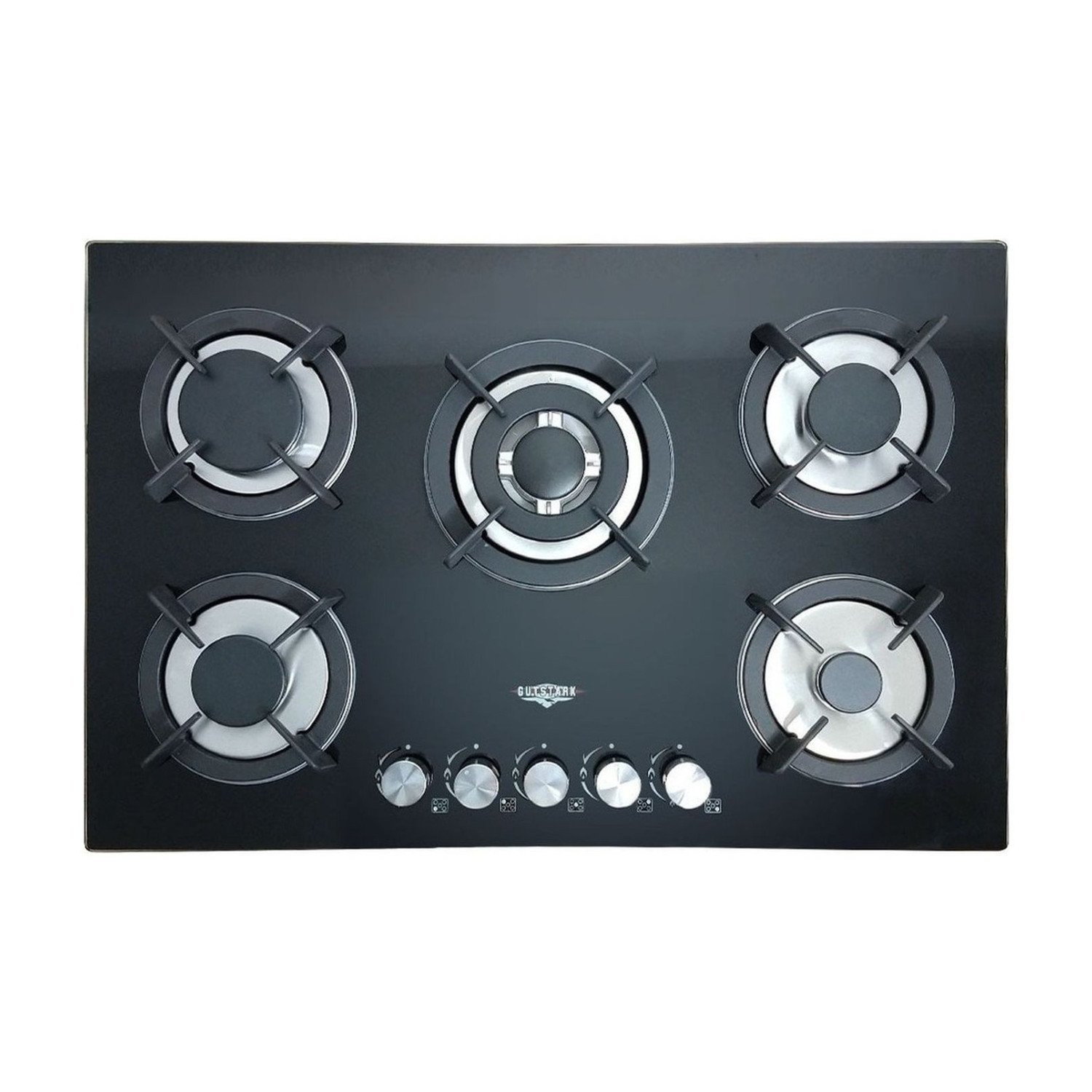 Foto 6 pulgar | Combo Campana Extractor Plegable y Parrilla de Cristal 5 Quemadores Gutstark