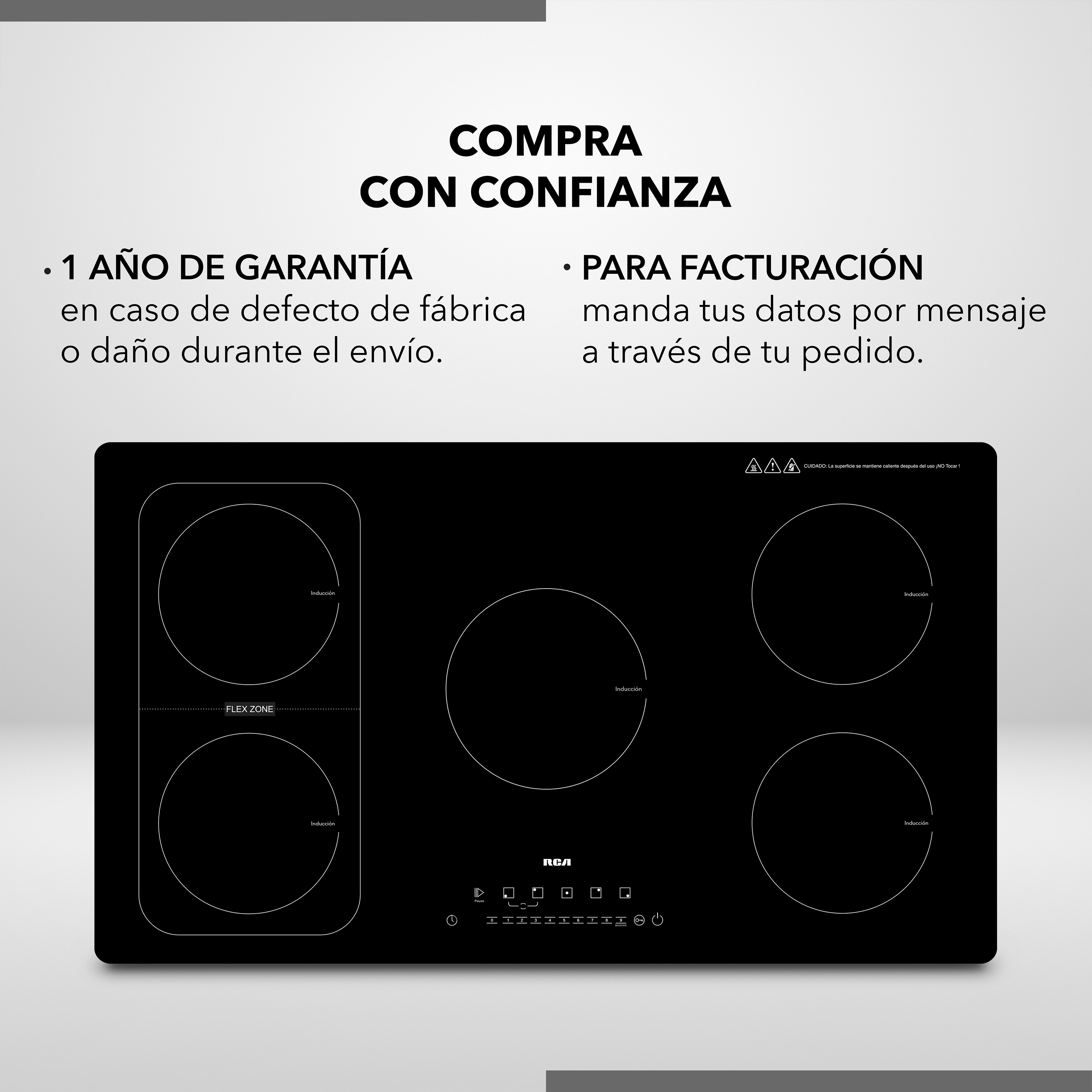 Foto 7 | Parrilla Eléctrica Rca RC-12A15 5 Quemadores