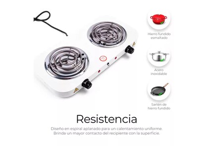 Foto 3 | Parrilla Eléctrica Xtellar XTLLAR2542 2 Quemadores
