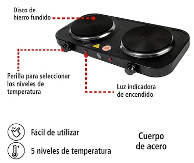 Foto 4 | Parrilla Eléctrica Xtellar 2000w