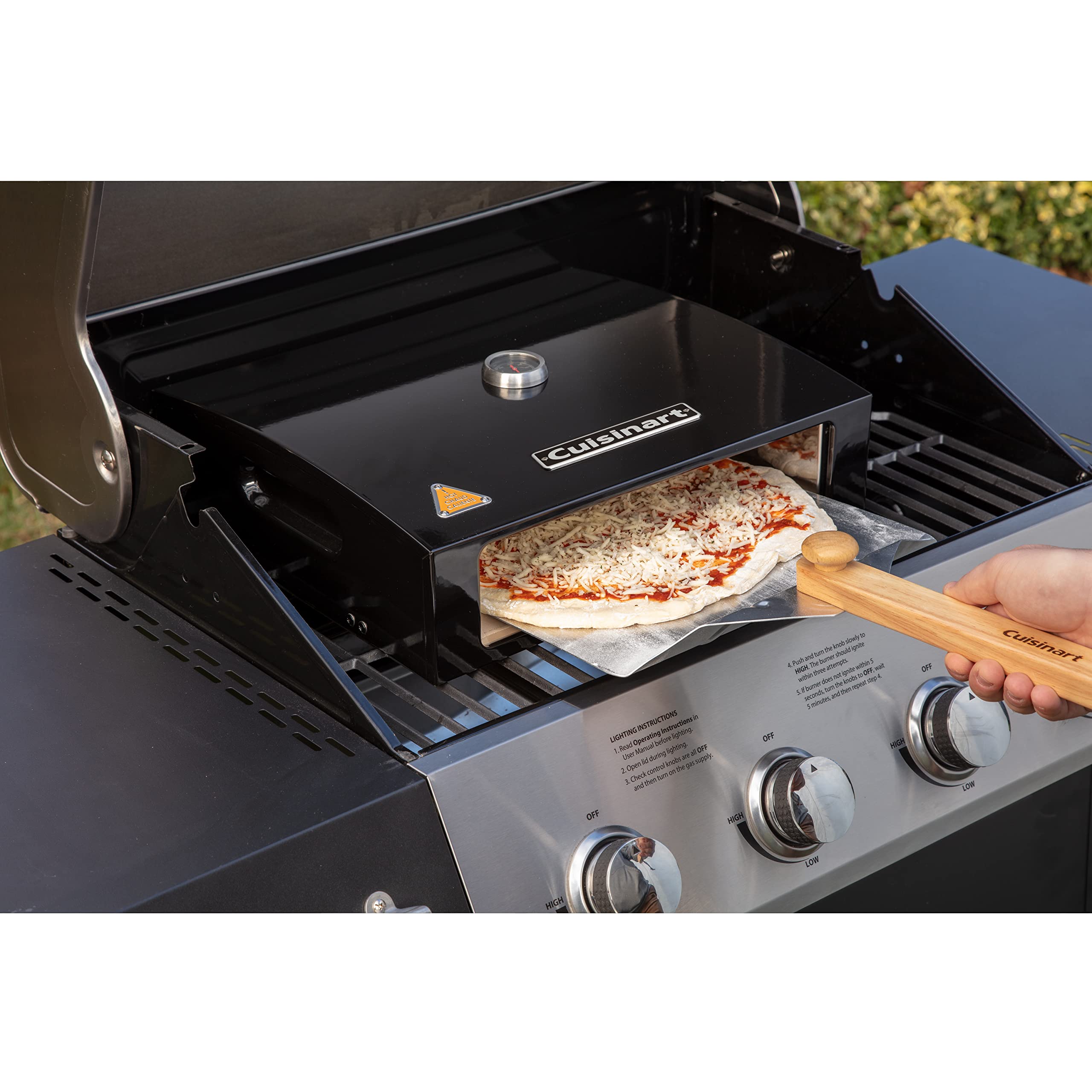 Foto 6 pulgar | Kit de Horno de Pizza Grill Top Cuisinart Cpo-700 para Parrilla - Venta Internacional