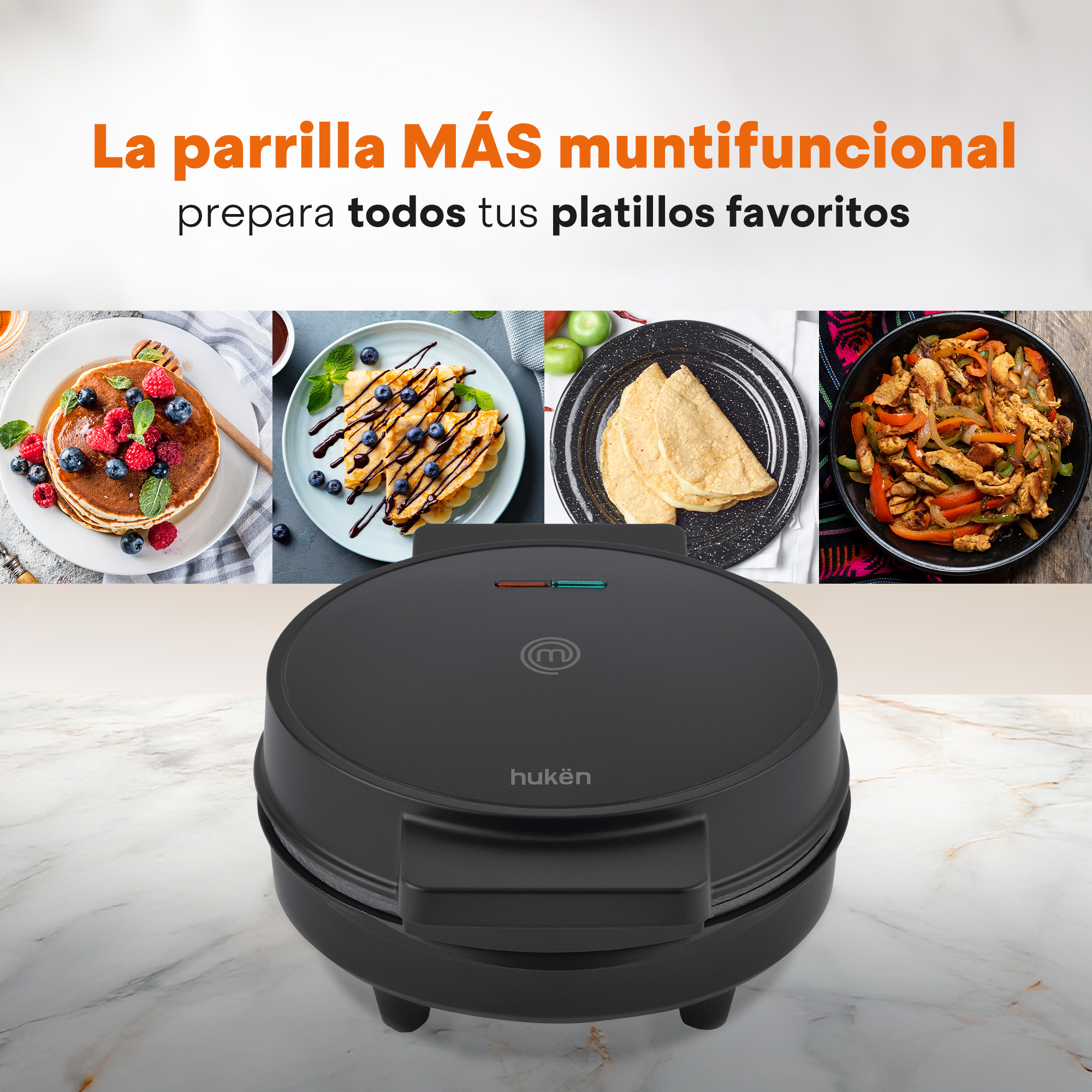 Foto 4 | Parrilla Eléctrica Hukën MK-MM-15 Multifuncional