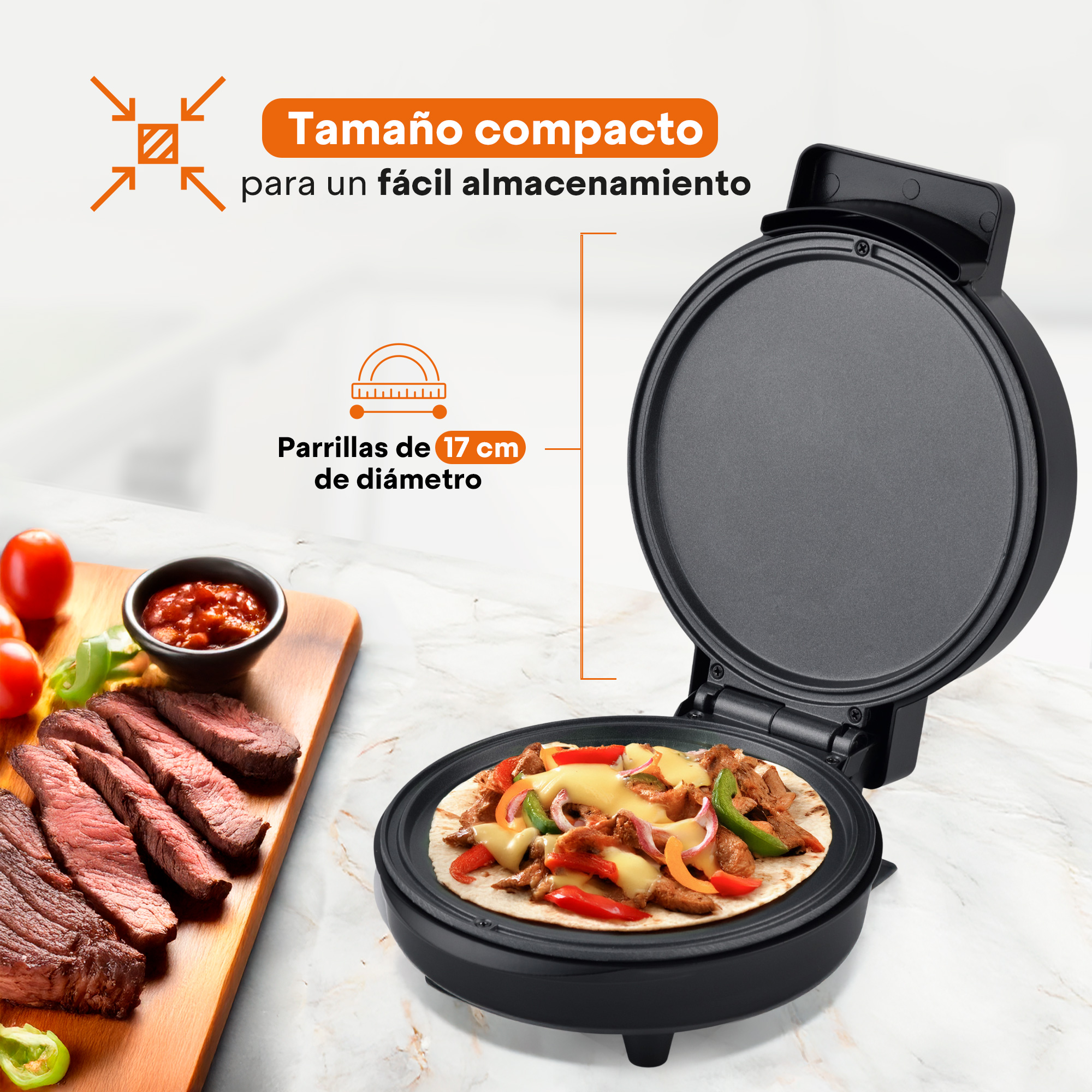 Foto 5 | Parrilla Eléctrica Hukën MK-MM-15 Multifuncional