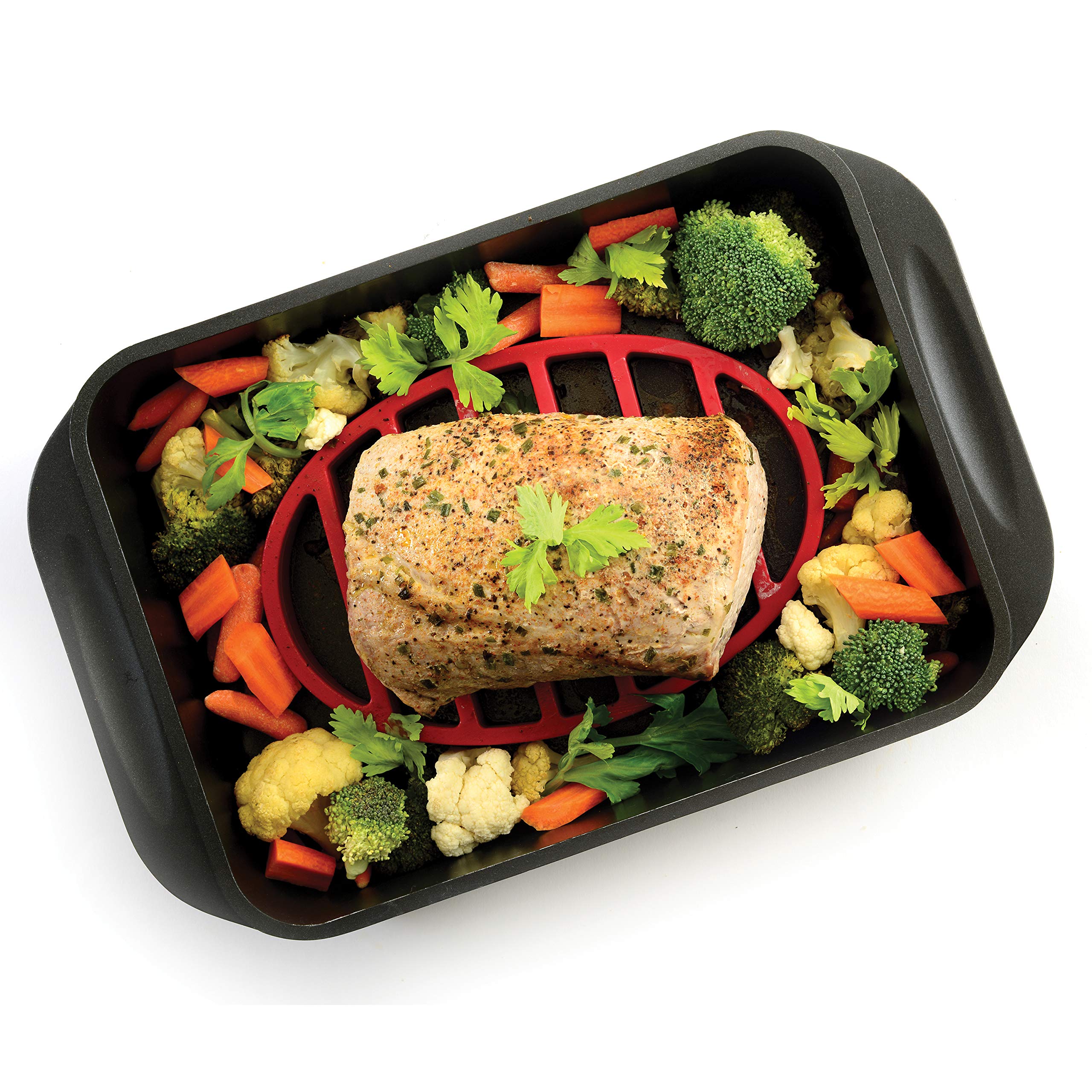 Foto 6 | Asador De Silicona Norpro 405 Rojo 9x6 Cm - Venta Internacional.