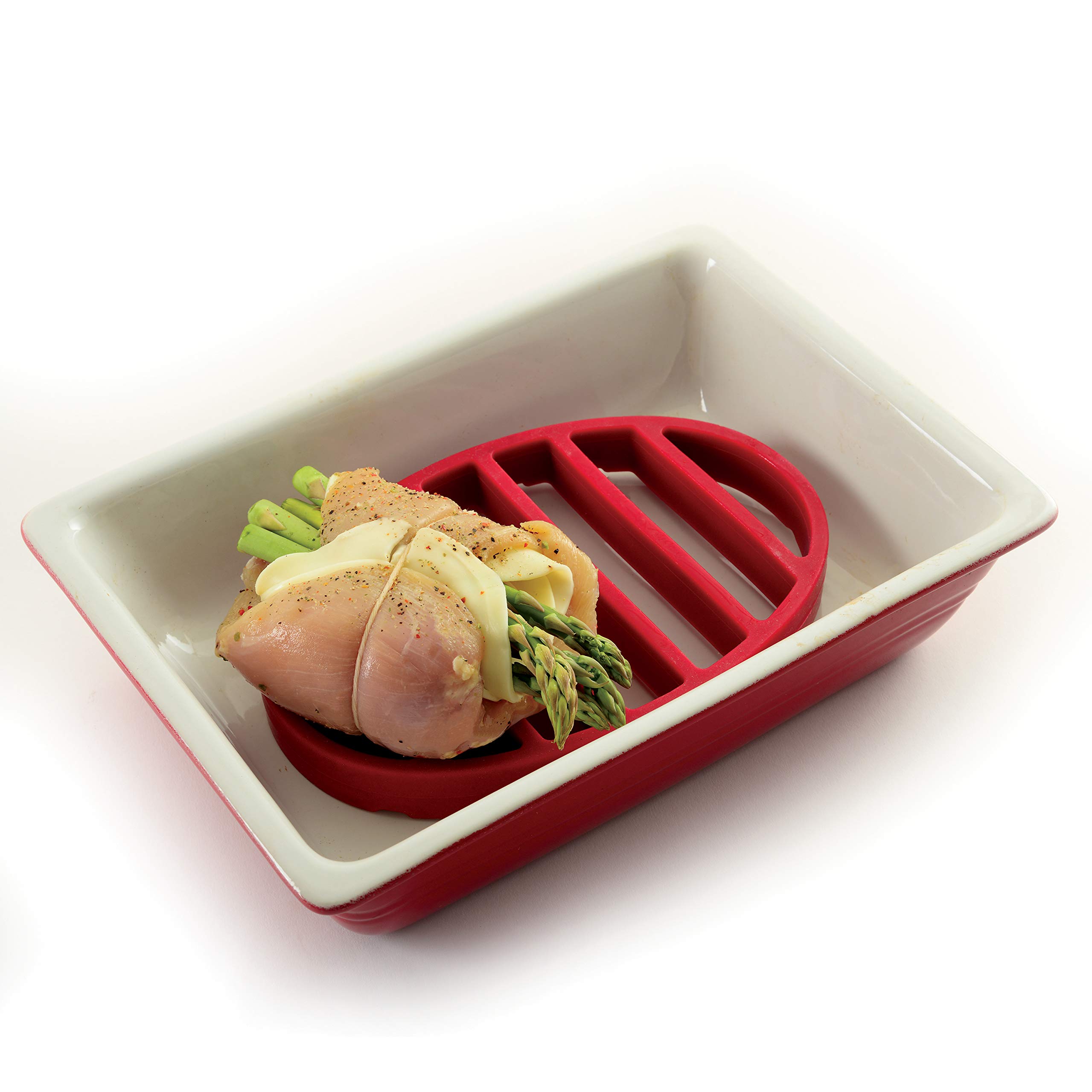 Foto 7 | Asador De Silicona Norpro 405 Rojo 9x6 Cm - Venta Internacional.
