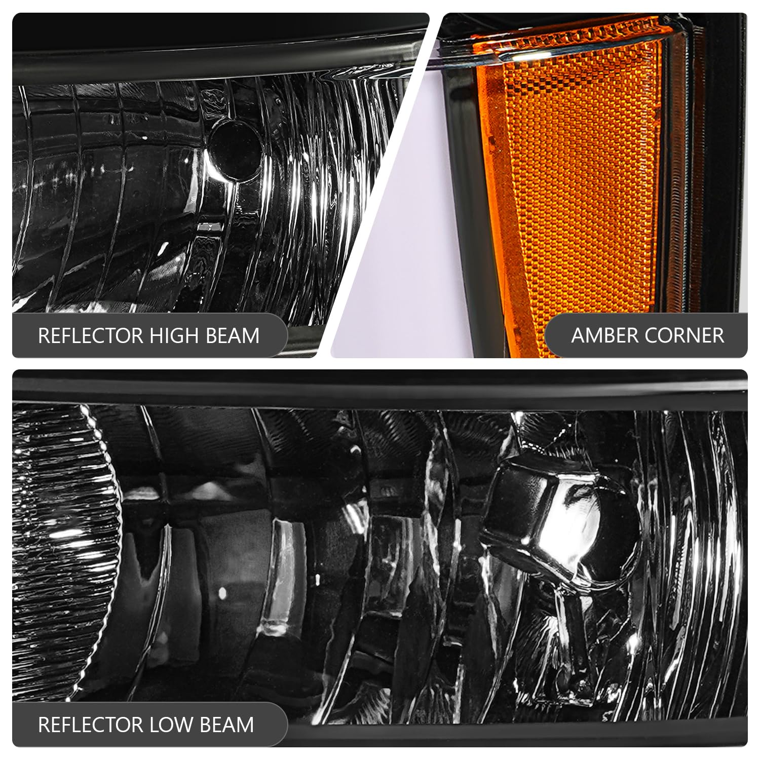 Foto 4 | Barra De Luces 3d Para Faros Delanteros Dna Motoring Silverado 1500 14-15 - Venta Internacional.